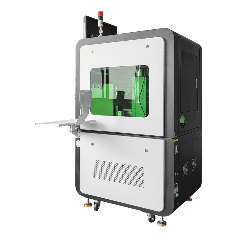 3d dynamic fiber laser mopa 60w 100w 200w electrical lifting closed ...