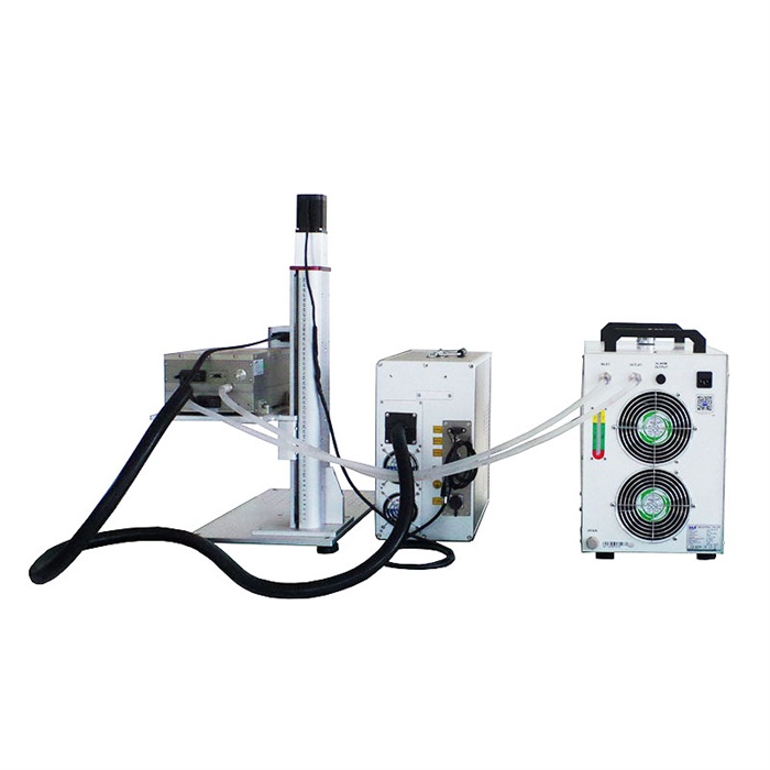 Ray fine water cooling 5W 10W UV laser marking machine for PETG glass mask PE PC ABS plastic