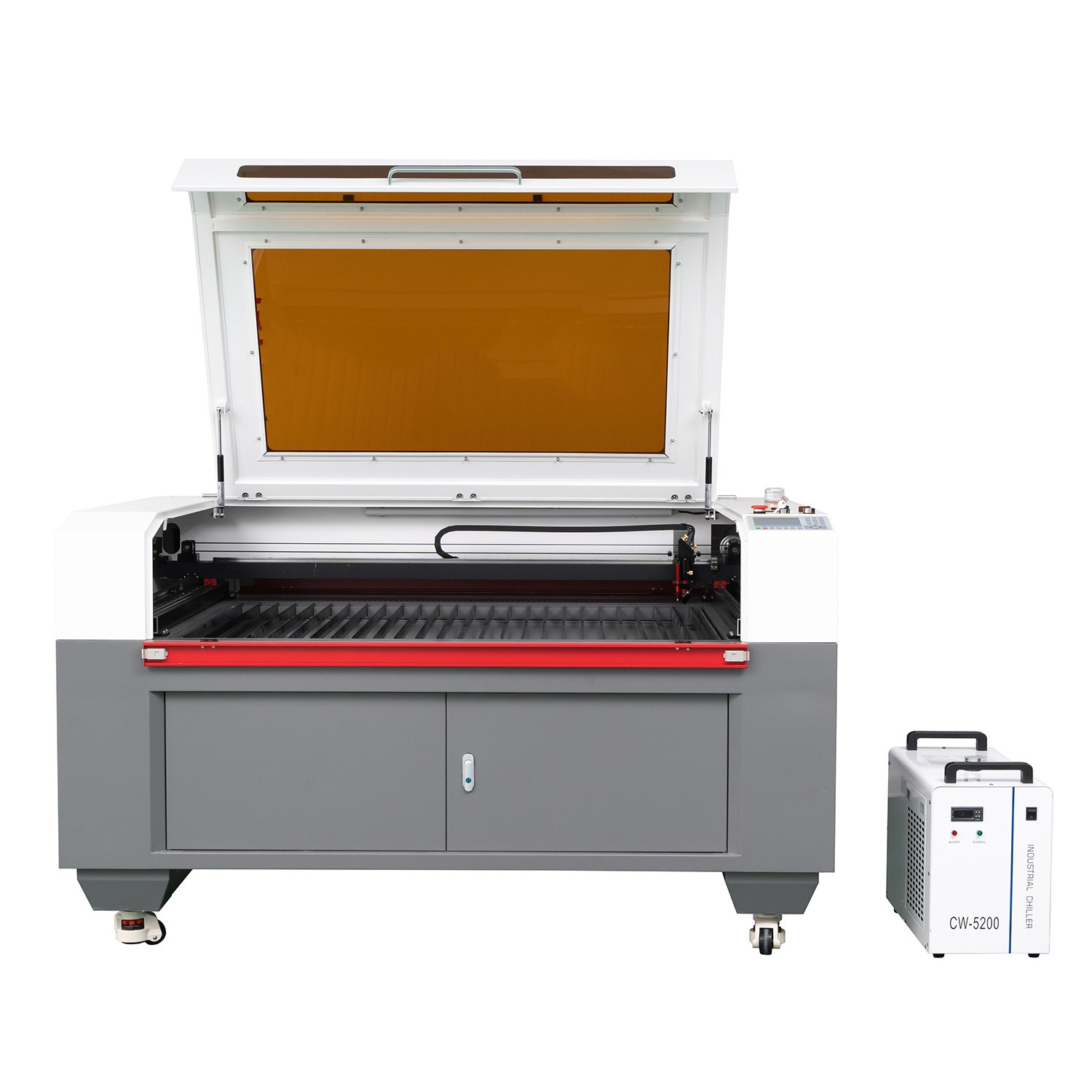 how to set up CO2 laser cutting machine