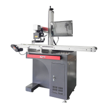 Automatic Positioning Focus 20W 30W 50W 100W Fiber Laser Marking Machine Flying Laser Engraving Machines with Camera