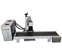 Online Flying Fiber Laser Marking Machine with CCD Visual Coaxial Or Paraxial Camera