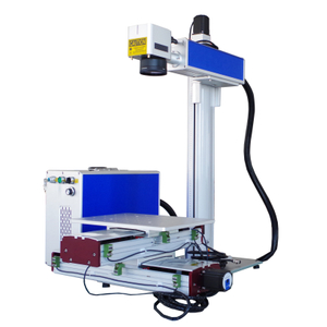 x and y moving table fiber laser laser marking machine for large working area
