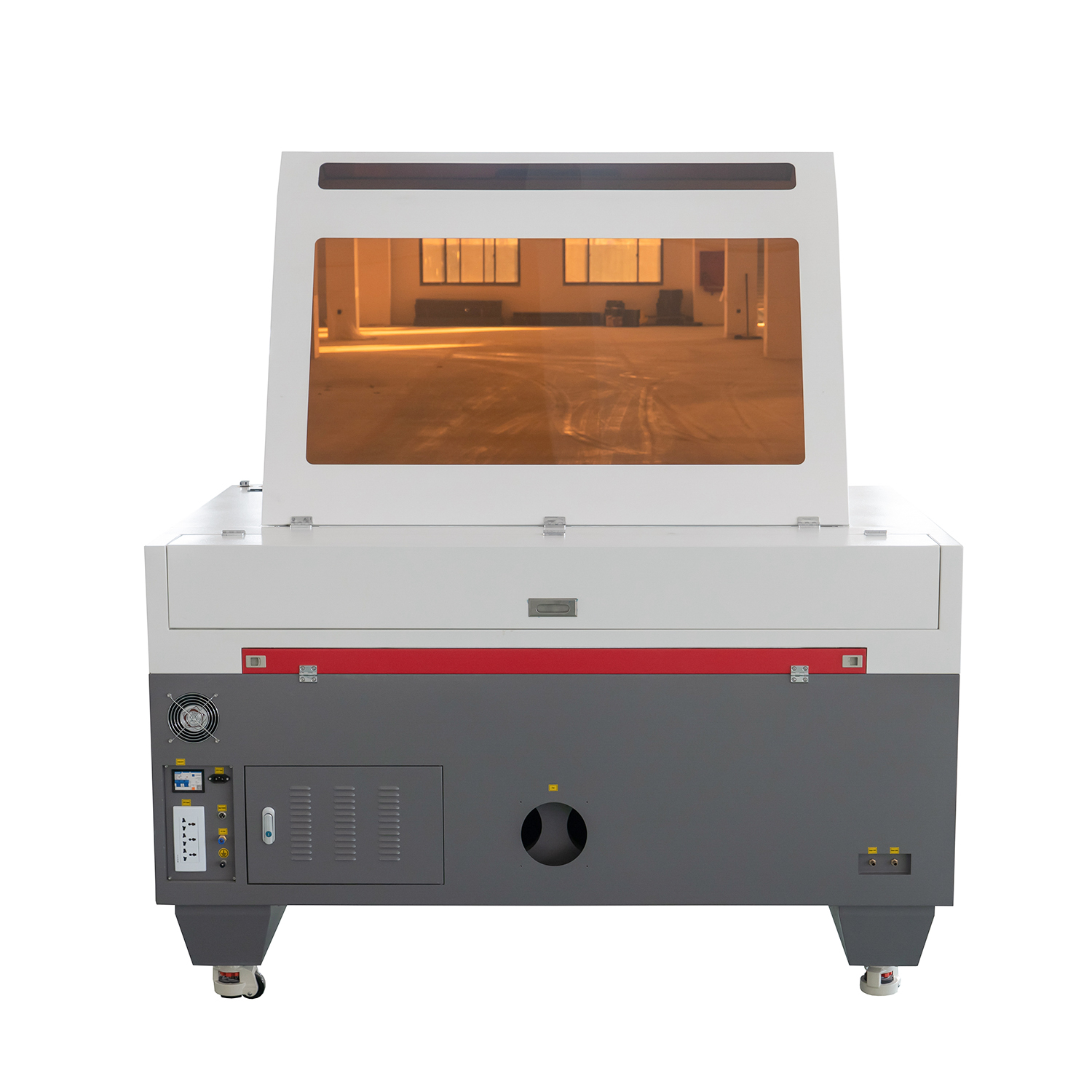 200w 260w 300W CO2 laser Ruida cutting machine, co2 laser cutter with rotary