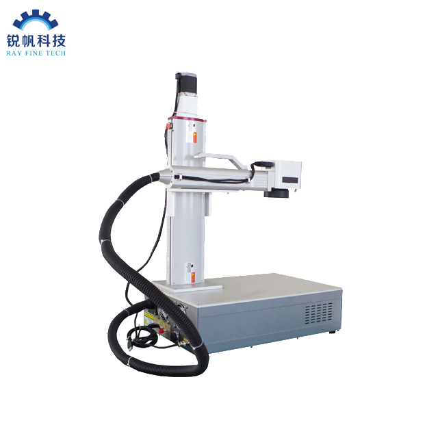JPT LP 20W 30W 60W Portable Compact Fiber Laser Marking Machine with Motorized Z Axis